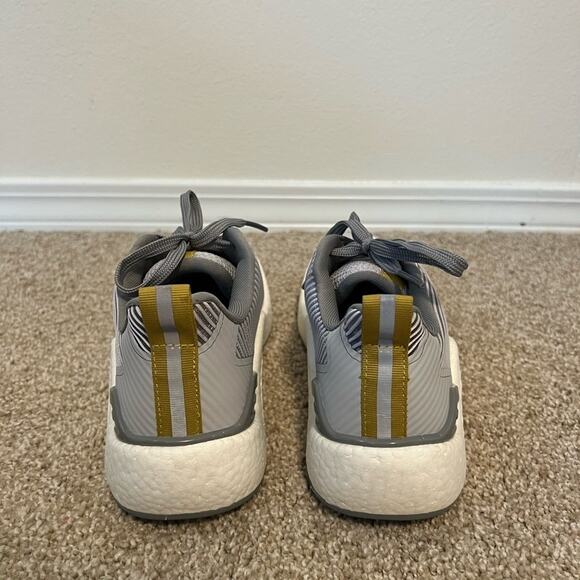 NWOT Velaasa Raptor Grey and Gold Weightlifting Workout Shoes Women's 7.5 - Picture 6 of 8